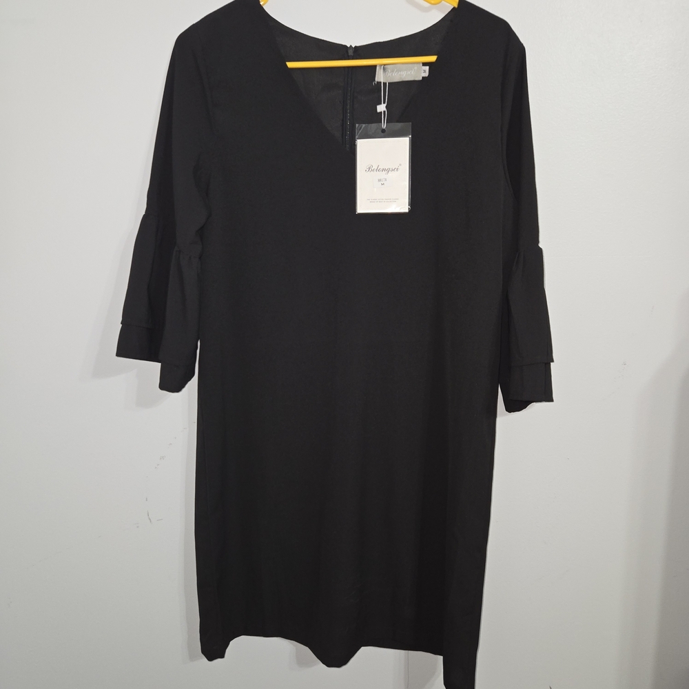M#49 New Belongsci Womens V‎ Neck Formal Party Cocktail Dress Size M